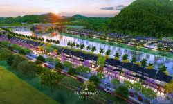 Tổng thể kiến trúc dự án hoà hợp với cảnh quan thiên nhiên Tân Trào và truyền tải giá trị văn hoá bản địa